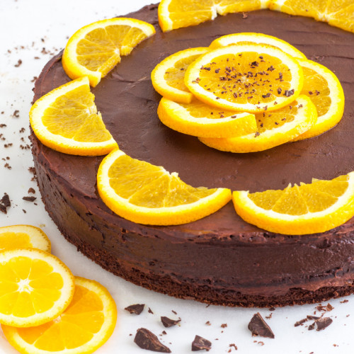 Csokis-narancsos torta
